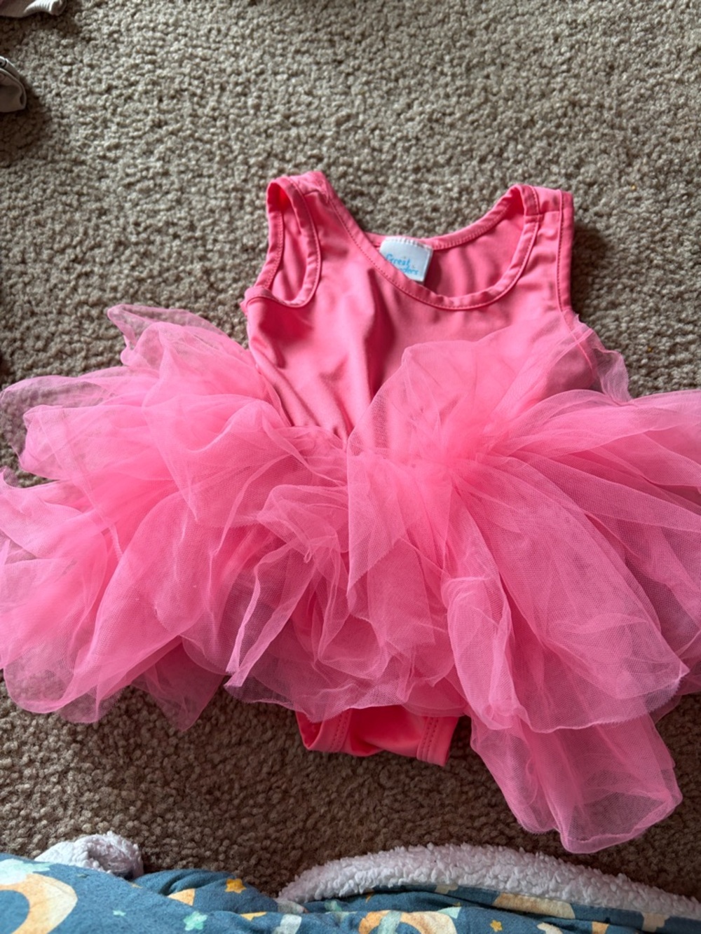 CB1 Toddler Pink Tulle Tutu Costume Dress, fits as a 2t